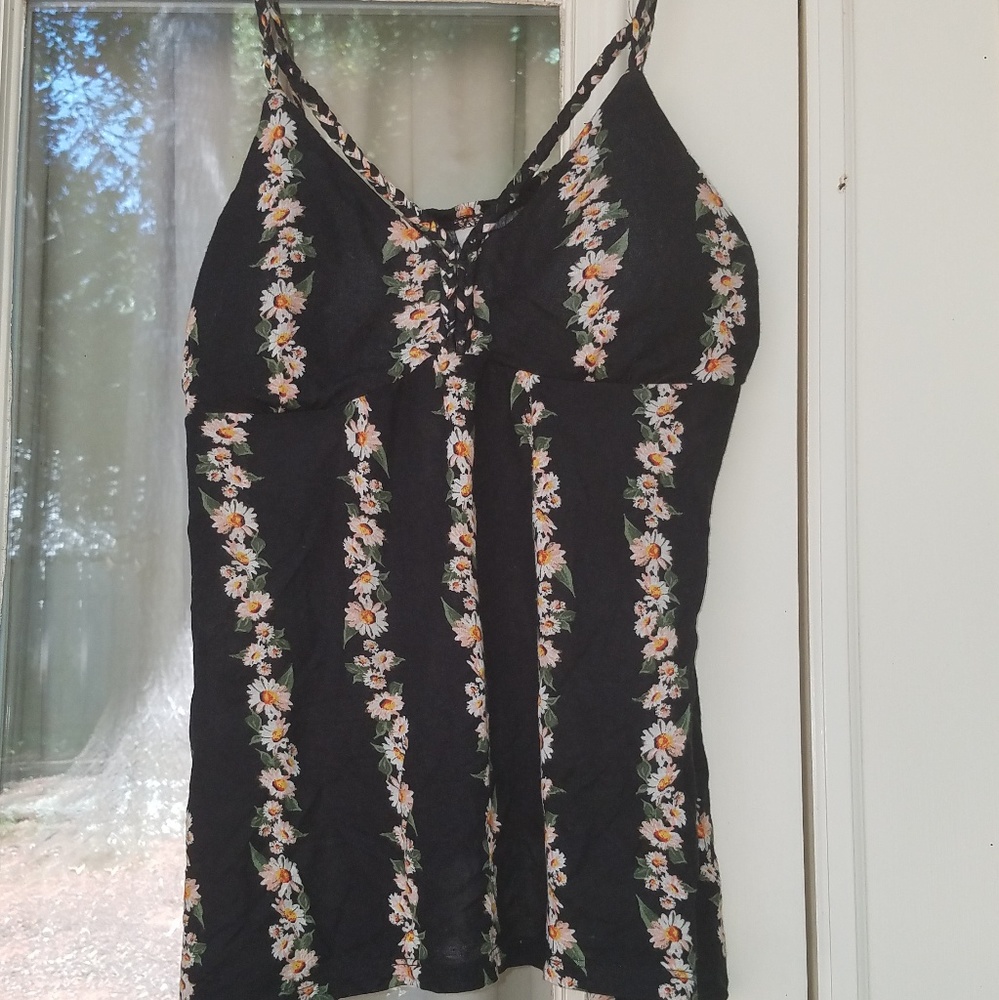 Babydoll Floral Tank size M